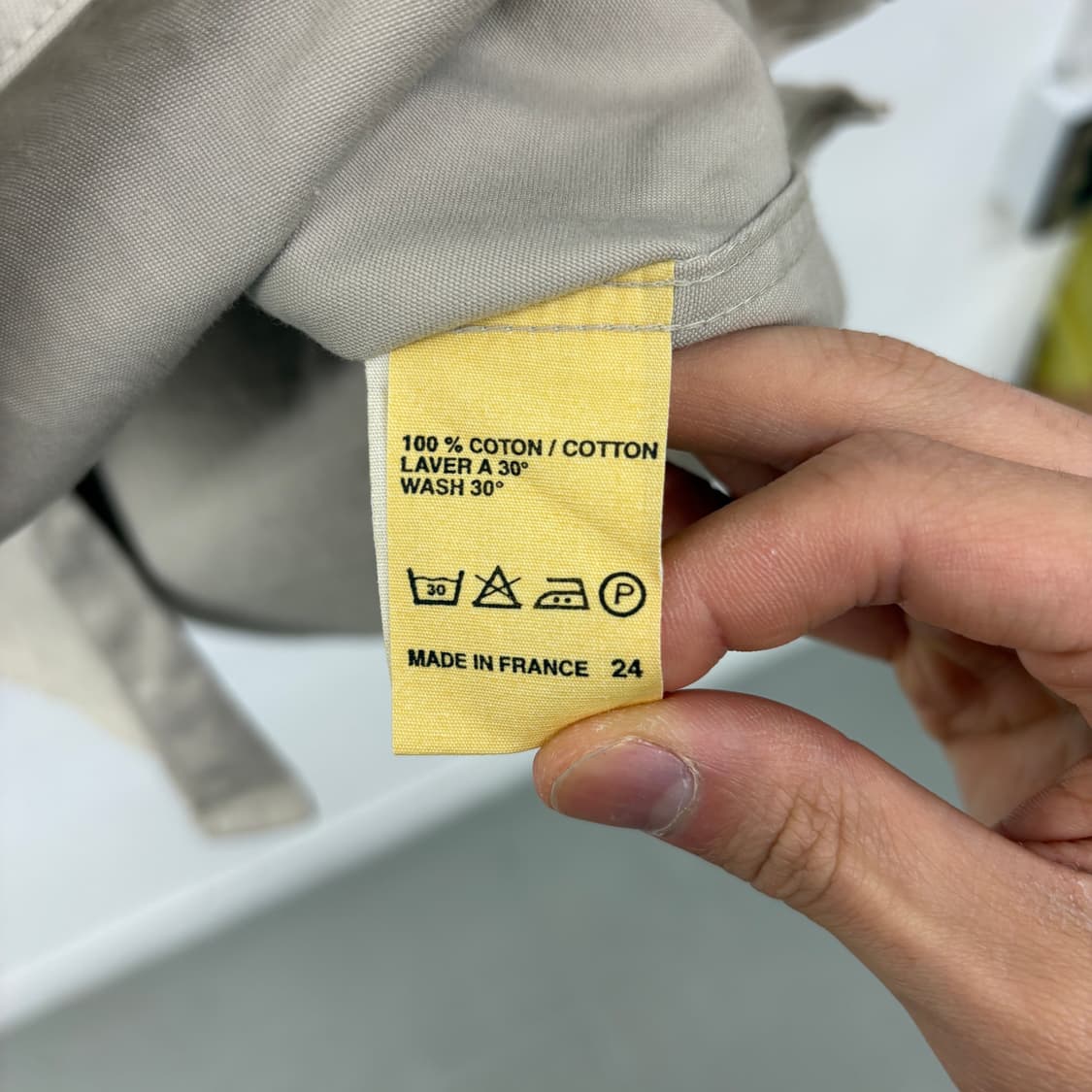 A.P.C. 베이지 반팔 셔츠 남성S 상품이미지5