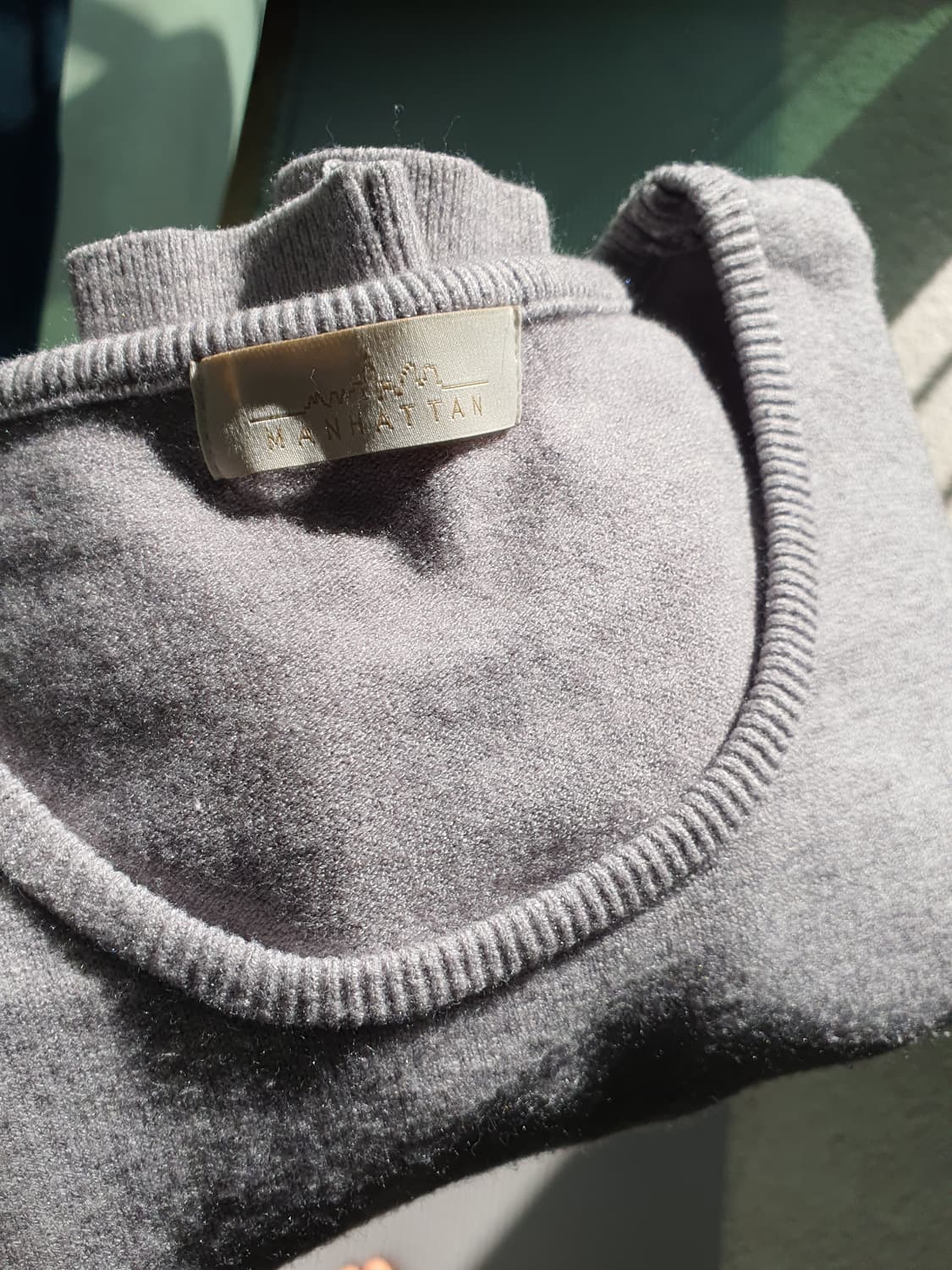 [빈티지] 회색 긴팔 니트 크롭 상의 상품이미지7