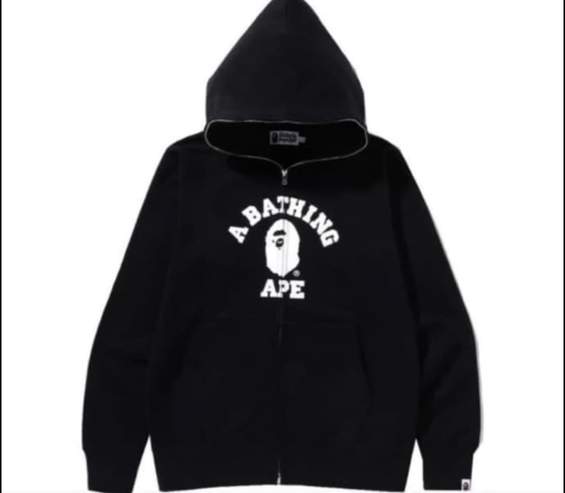 베이프 컬리지 풀 집 후드집업 상품이미지1