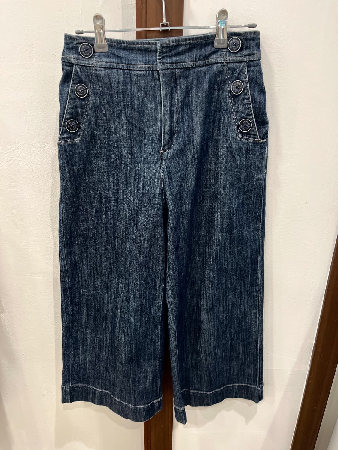 Ease flare crop denim 상품이미지8