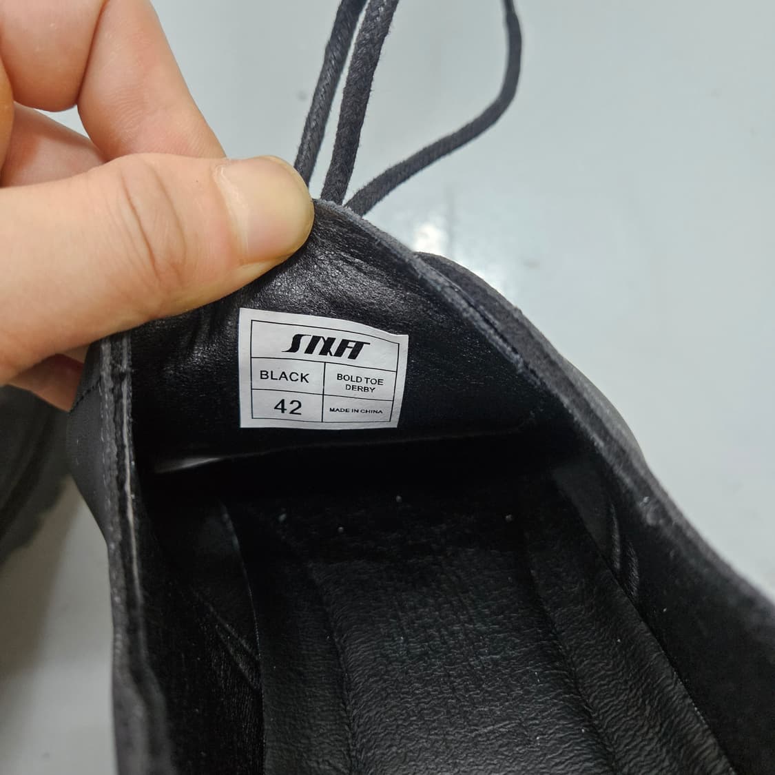 42 식스핏 블랙 더비 슈즈 0309Y 상품이미지7