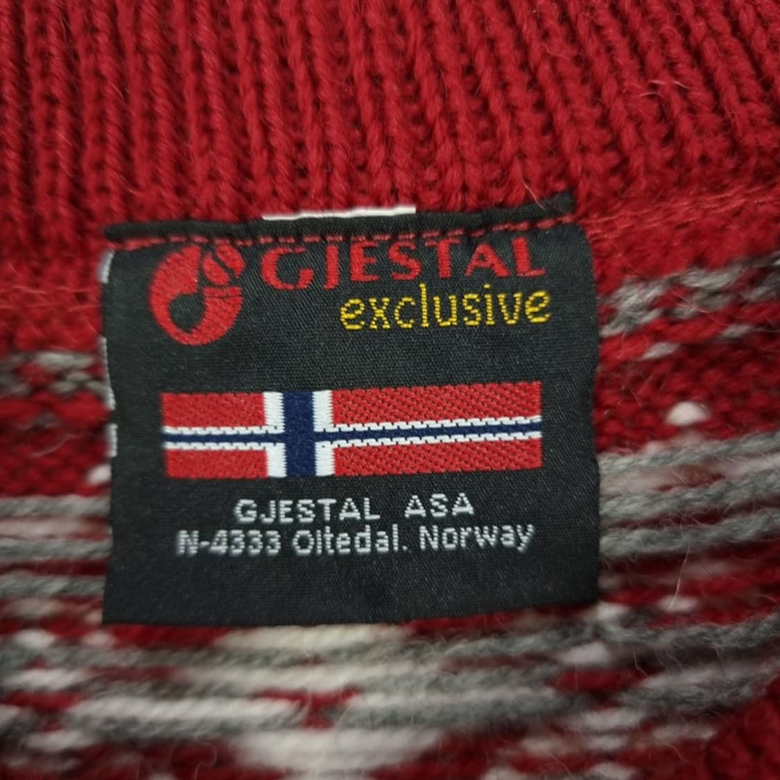 [노르웨이빈티지](새상품)에스닉 패턴 노르딕 버클 가디건 M18974 상품이미지8