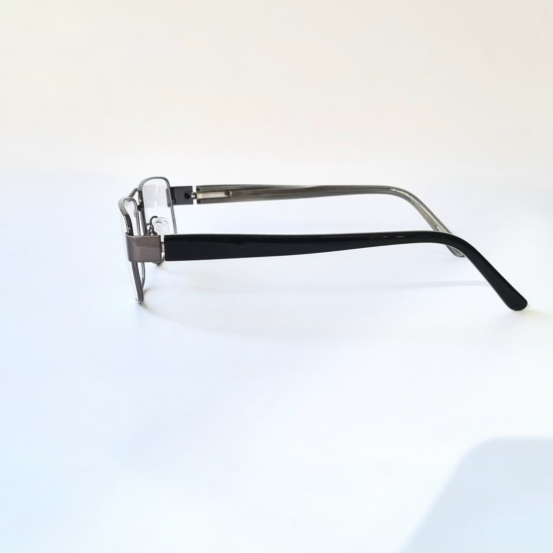 데드스탁 유럽 빈티지 메탈 사각 그레이 블랙 콤비 121 상품이미지5