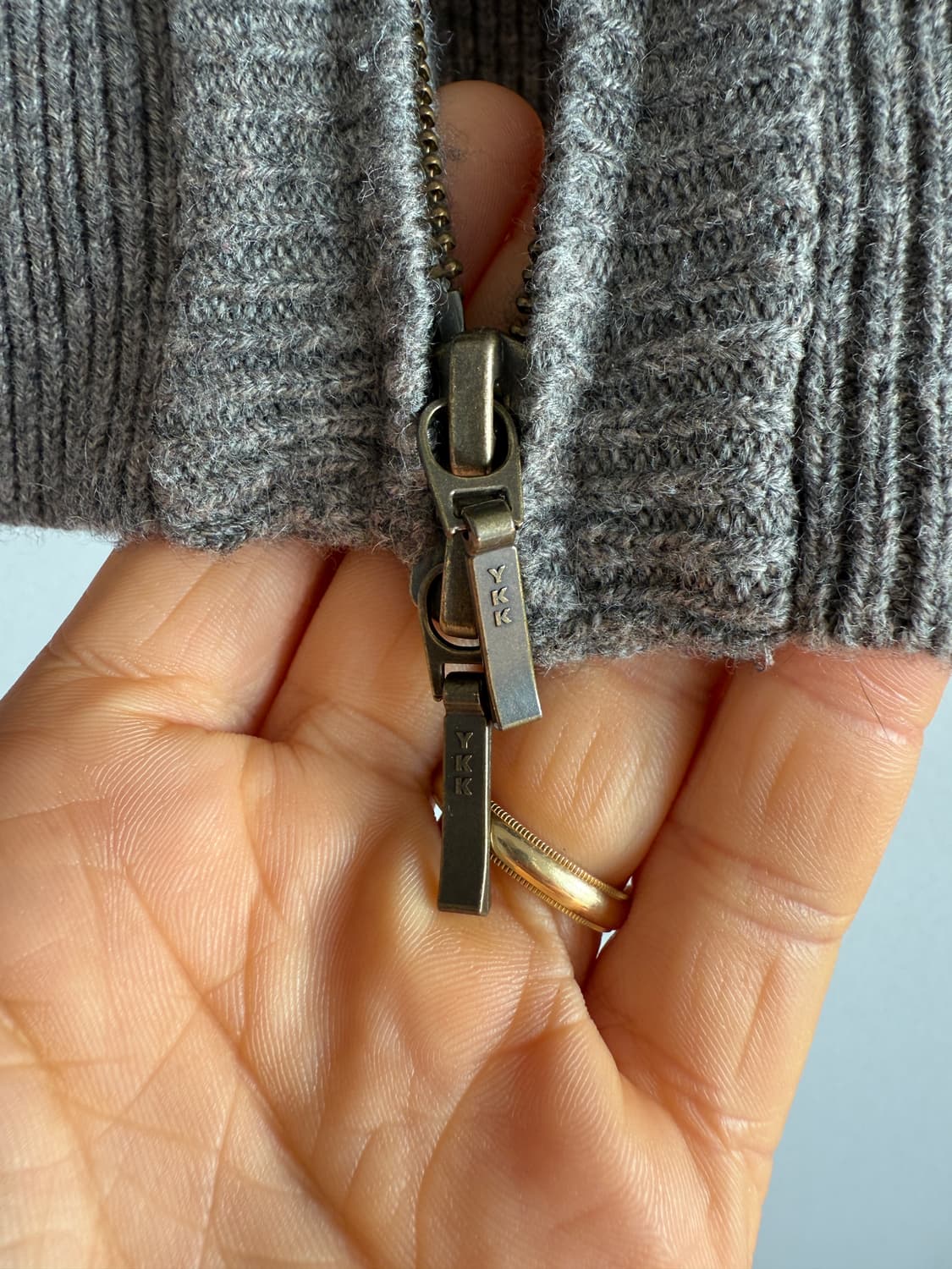 La Pelliccia 렉스퍼&캐시미어 후드집업 상품이미지5