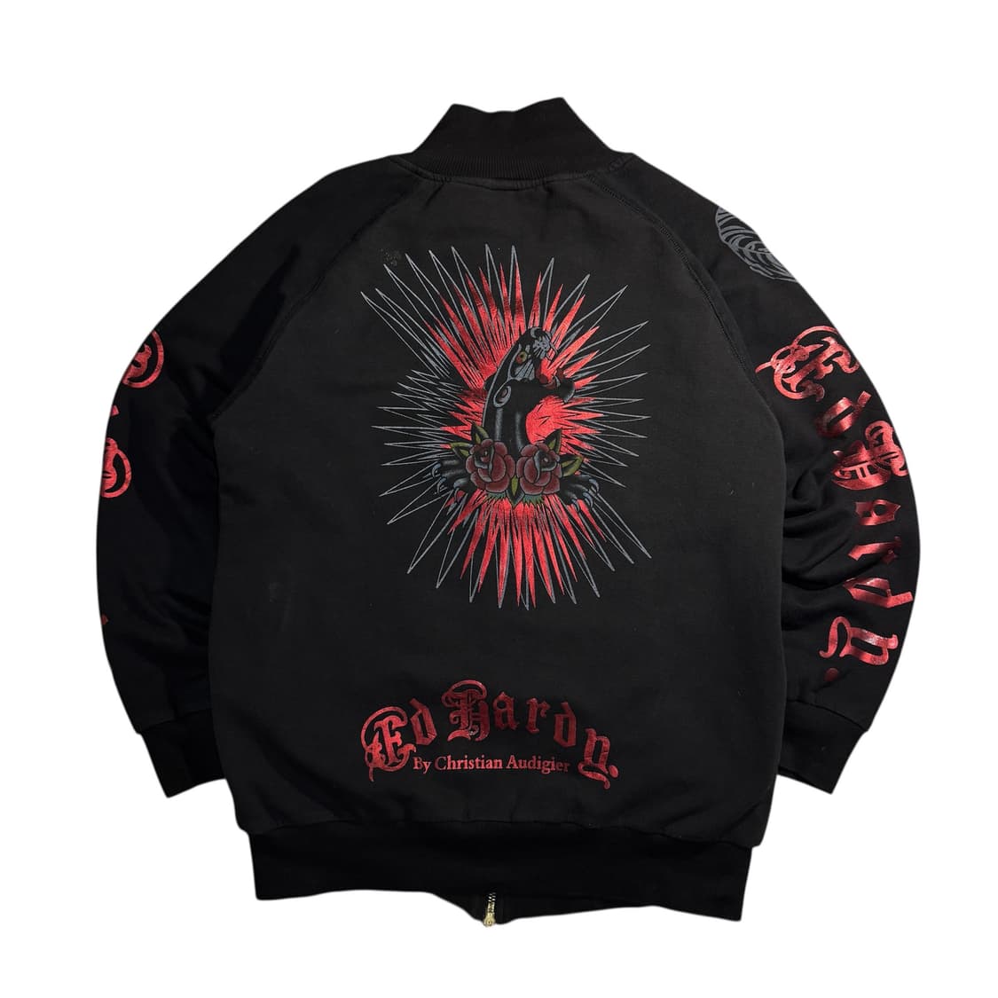 에드하디 흑 표범 큐빅 올드스쿨 투웨이 져지 상품이미지2