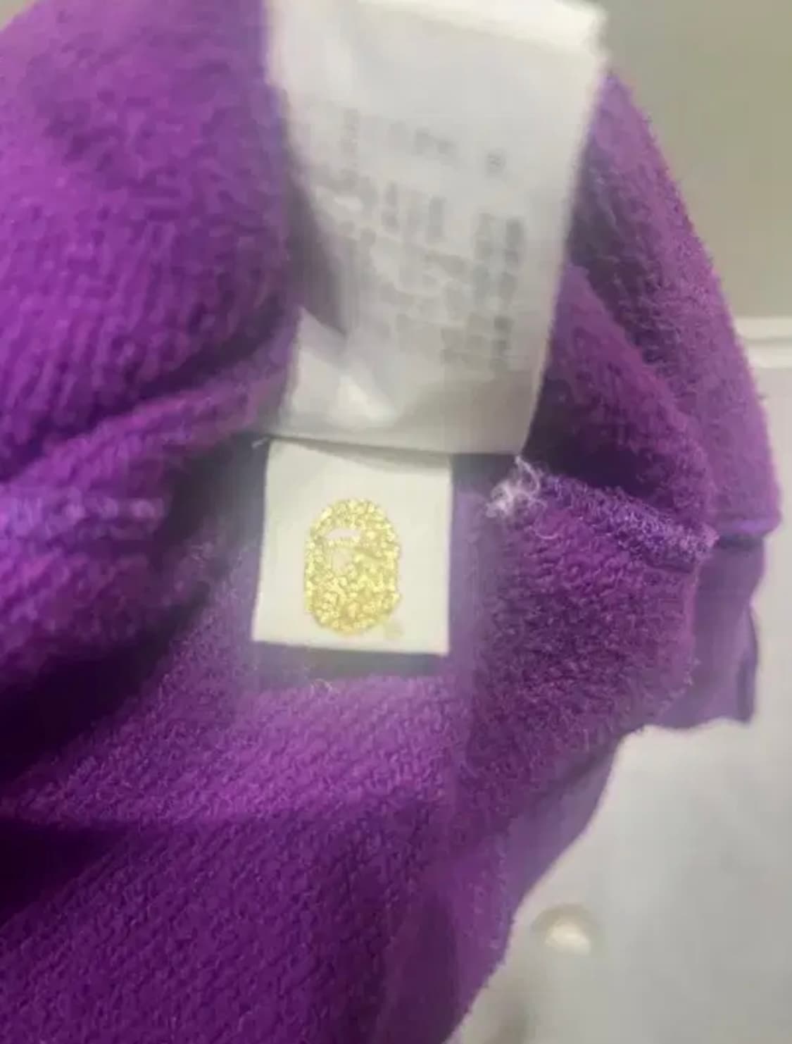 베이프 샤크후드 보라퍼플 L 상품이미지3