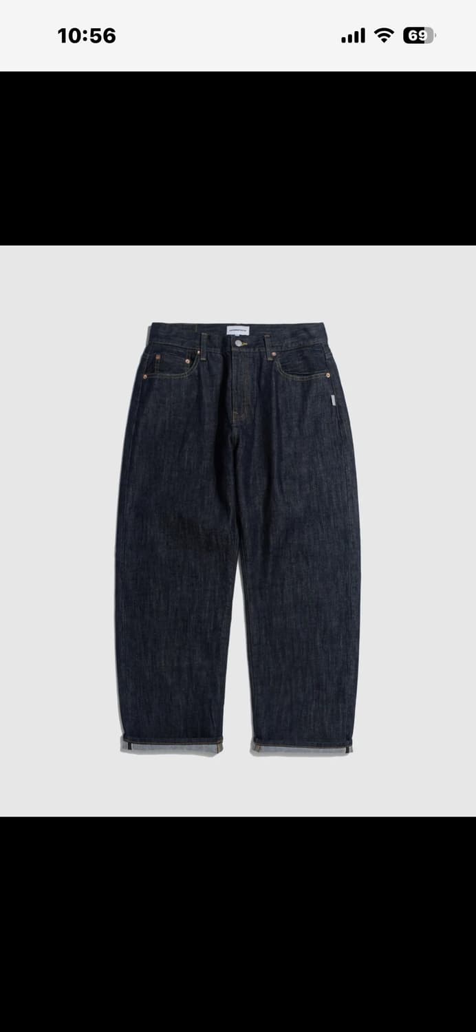 에스피오나지 셀비지 릴렉스드 데님팬츠  상품이미지1