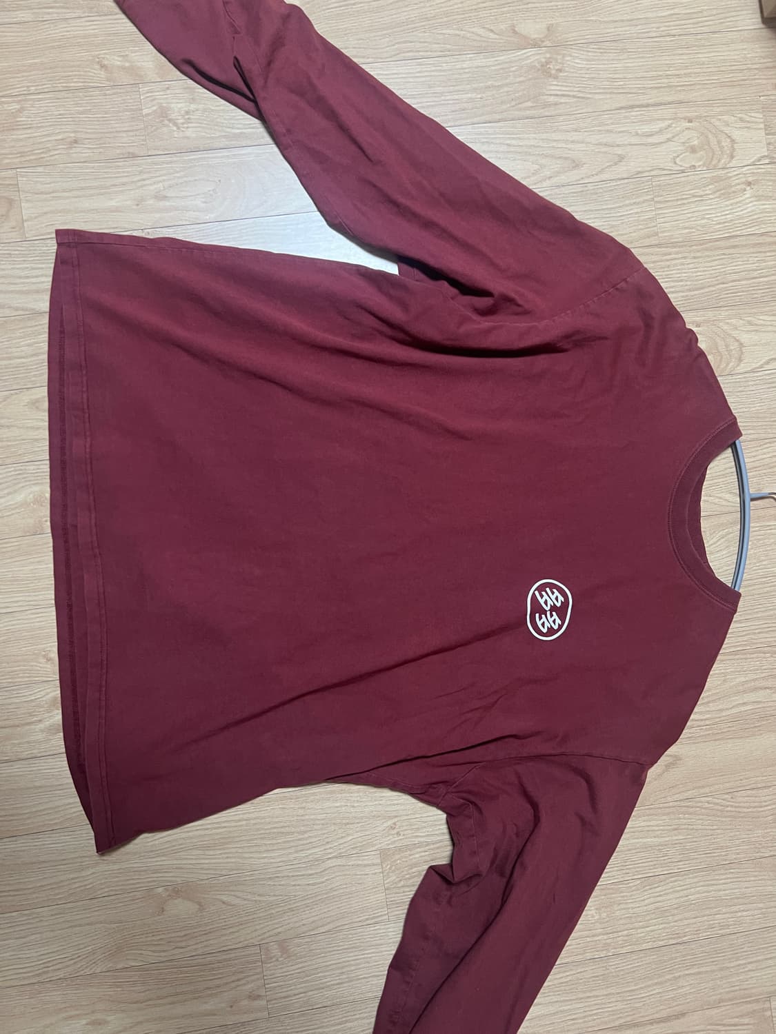 다다 버건디 롱슬리브 4사이즈 상품이미지2