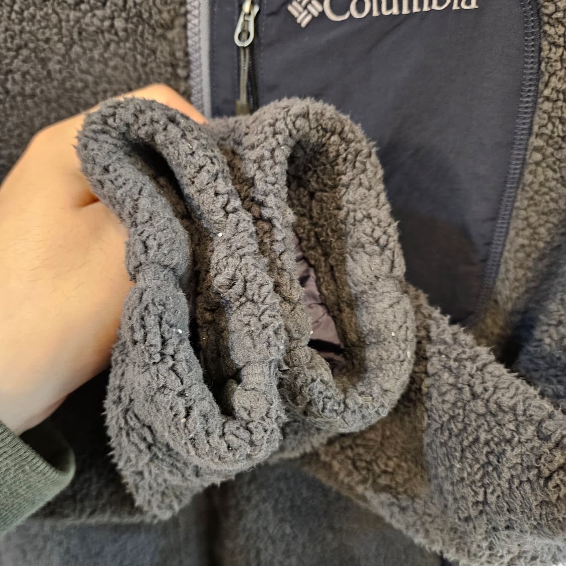 100(L)컬럼비아 하프넥 후리스 자켓 상품이미지3