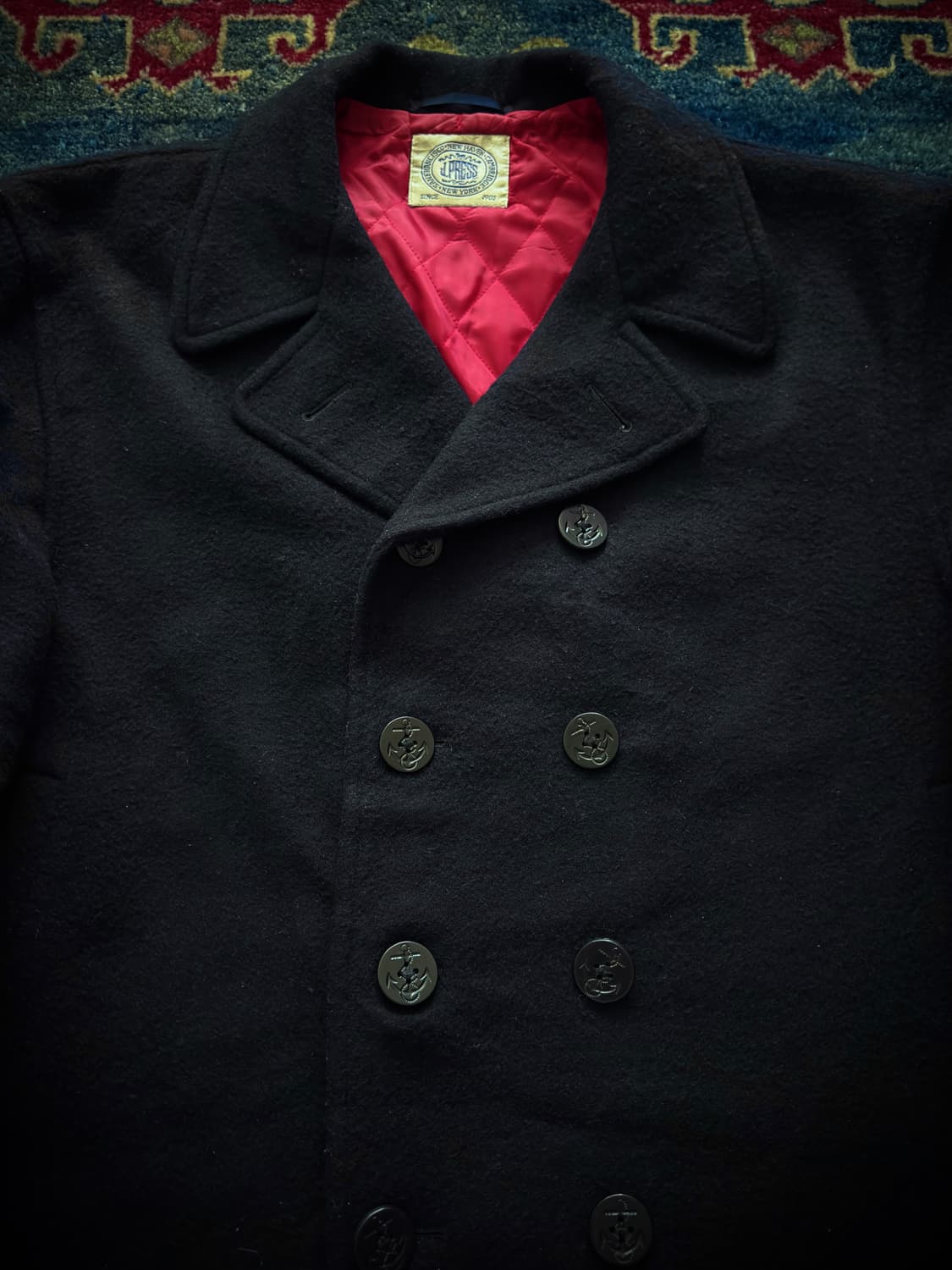 90s J press double Navy Peacoat 상품이미지4