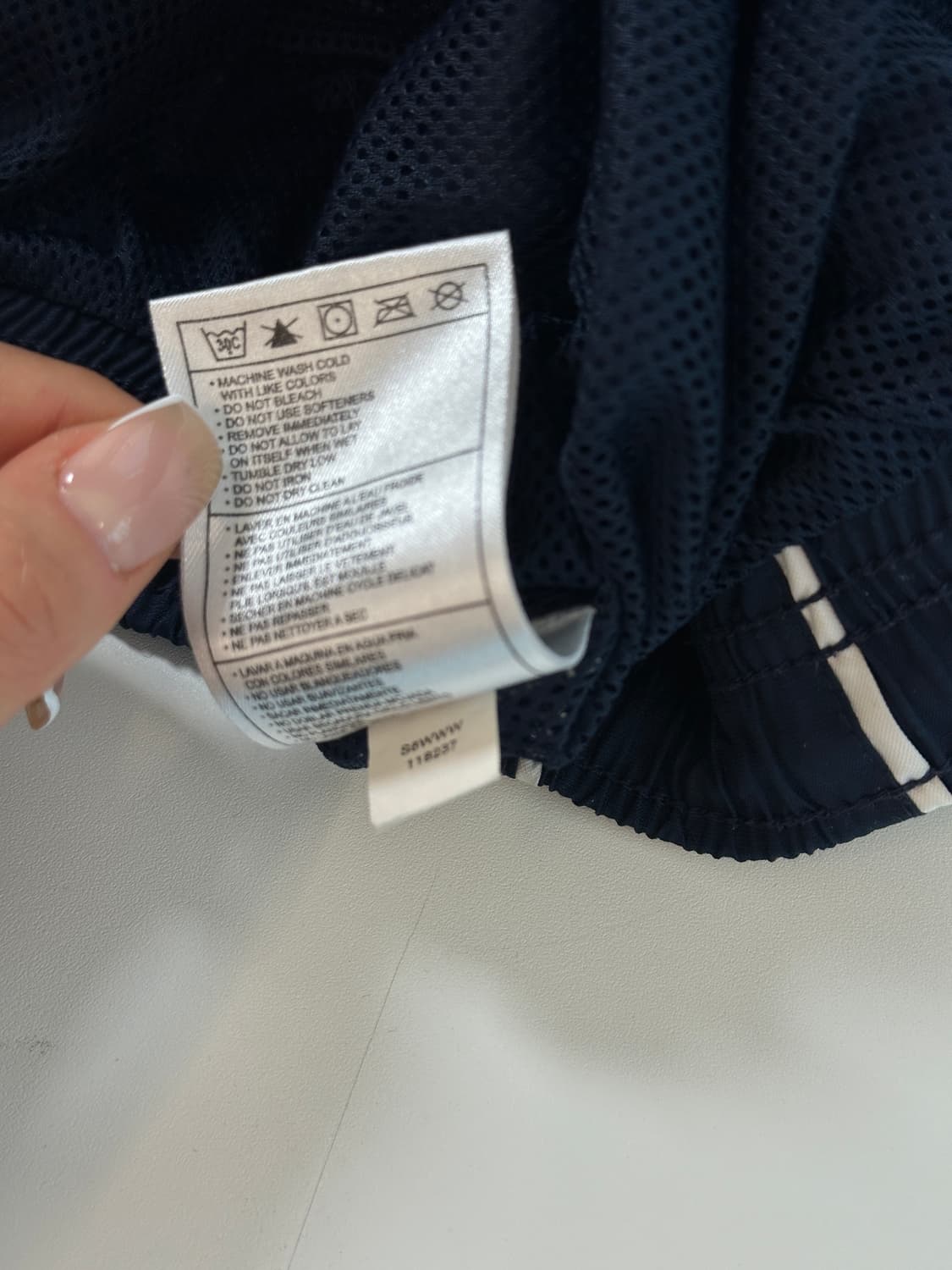L)나이키  사이드 트랙팬츠  딥네이비 (나일론 매쉬안감) 상품이미지6