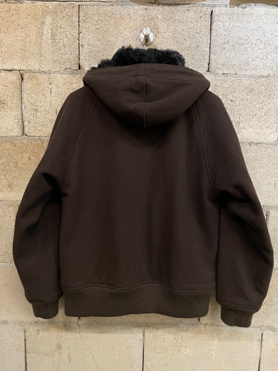 칼하트 퍼 후드 울 봄버 자켓 상품이미지4