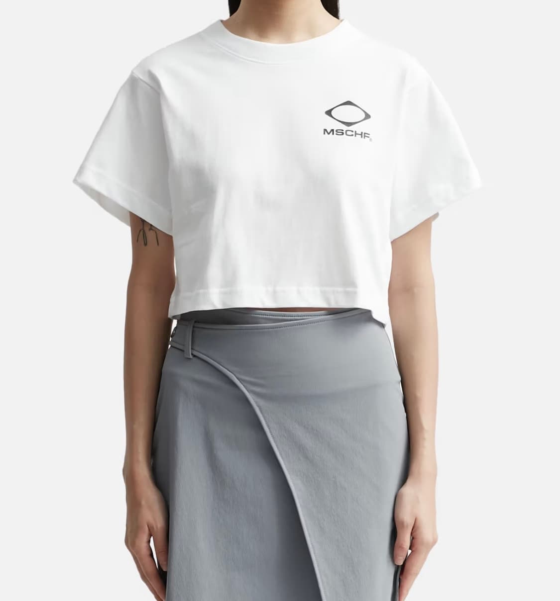 미스치프 CROPPED T-SHIRT White 상품이미지1