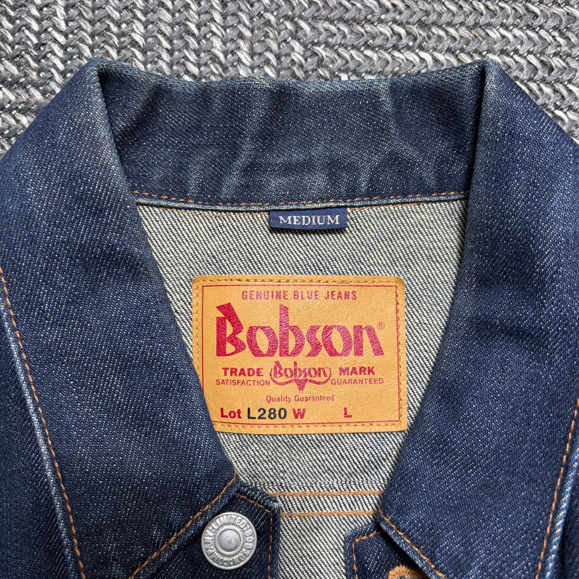 밥슨 지쟌 트러커 데님 자켓(M) 상품이미지3