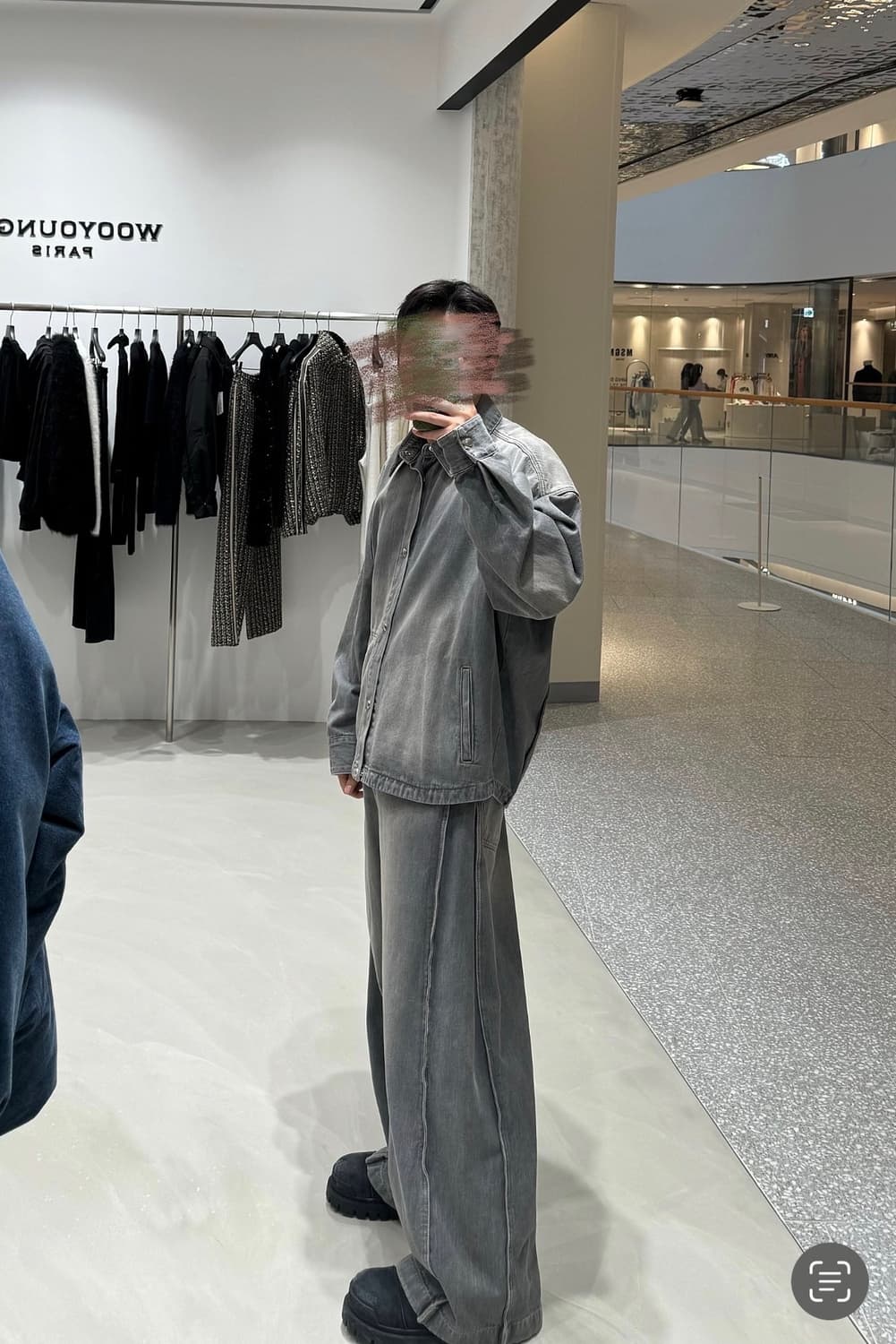 (46) 24fw 우영미 그레이 투턱 와이드 팬츠 상품이미지6