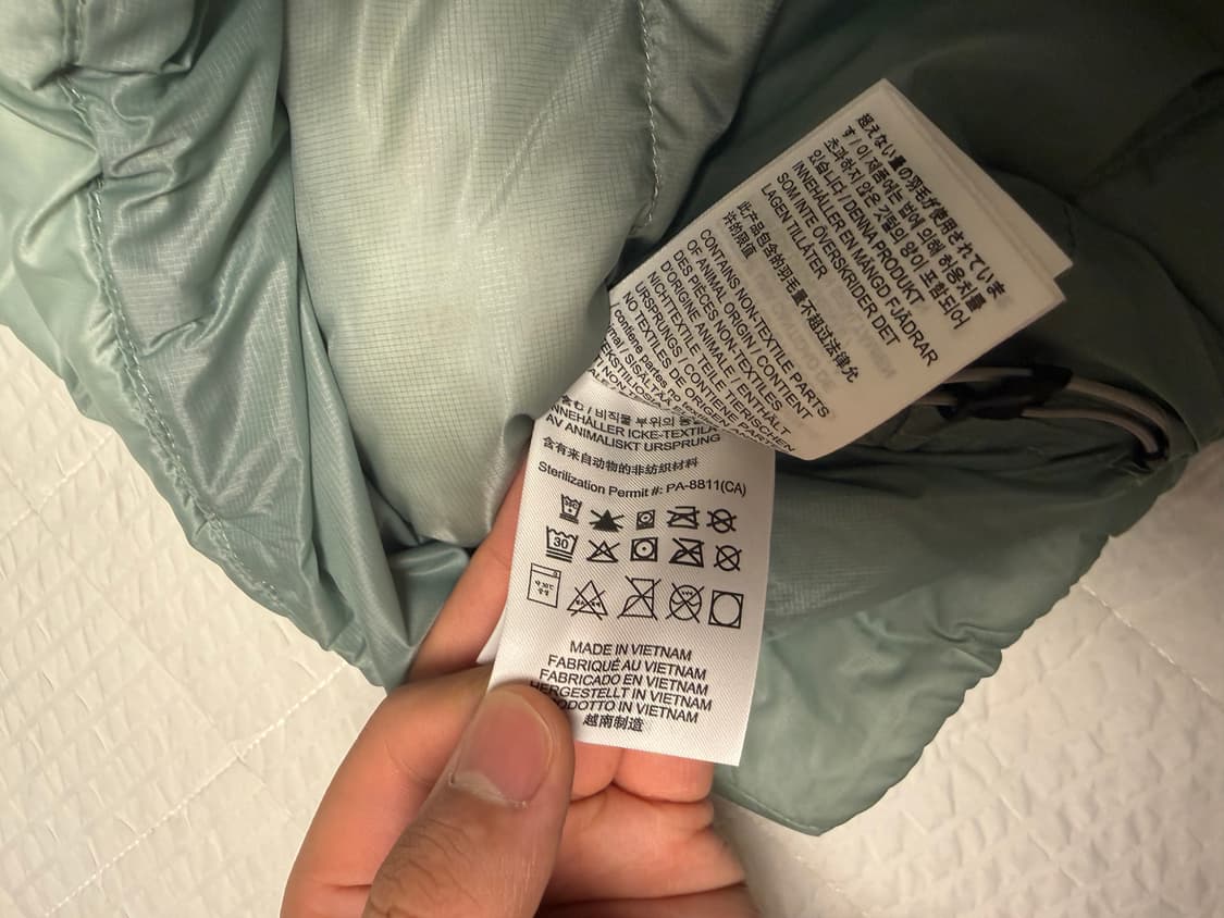 [택 포함]아크테릭스 세륨 후디 스톤그린 xxl 상품이미지7