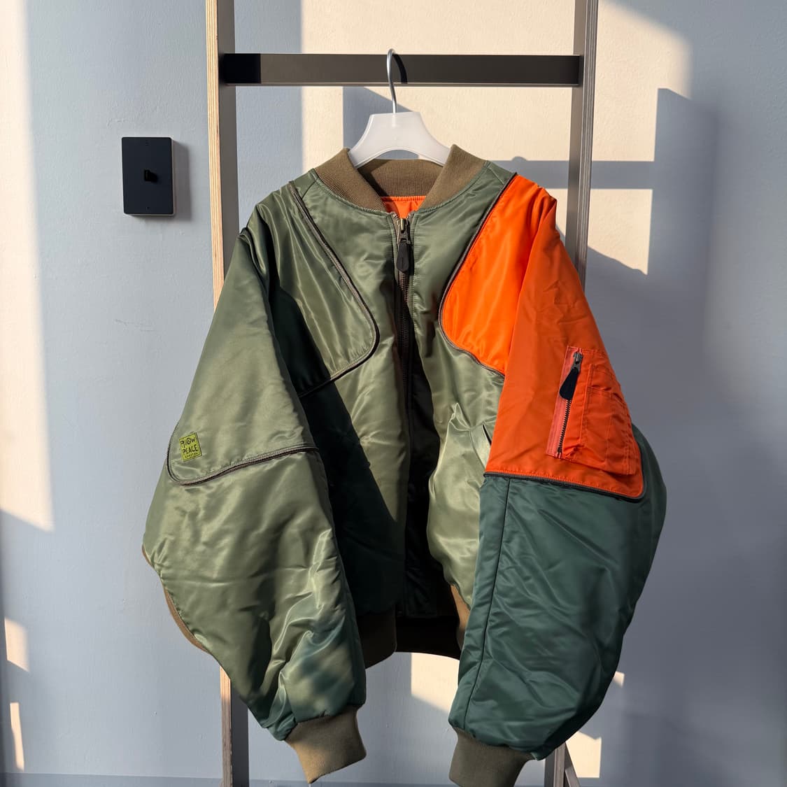 캐피탈 MA-1 나일론 시야미스 봄버 자켓 카키 상품이미지1