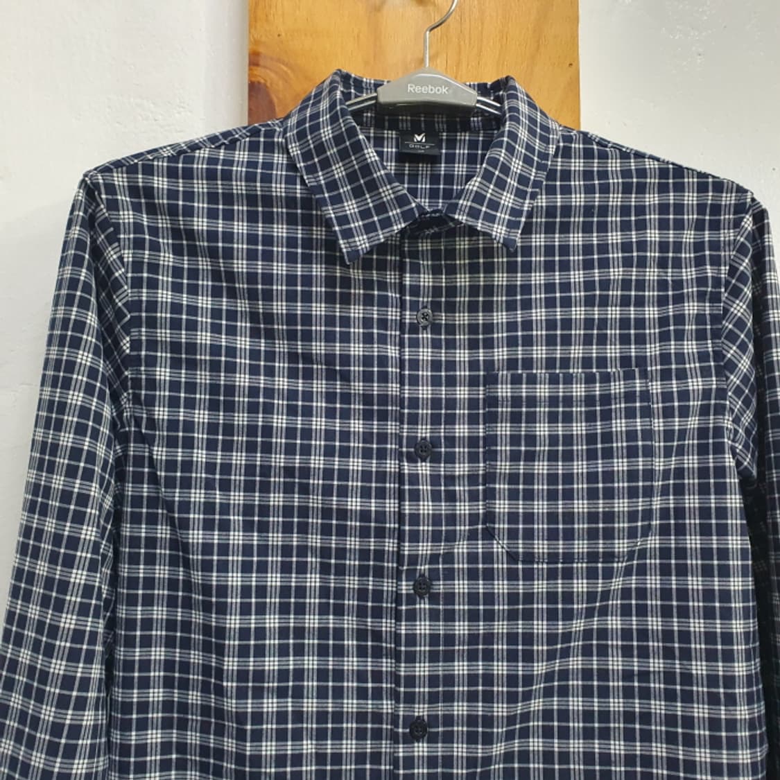 밀레 긴팔체크 골프셔츠(100) 상품이미지2