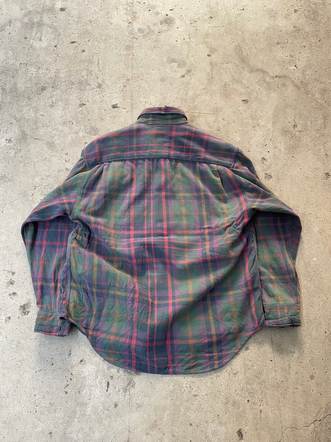 90-00s Old GAP Faded Check Shirt 상품이미지7