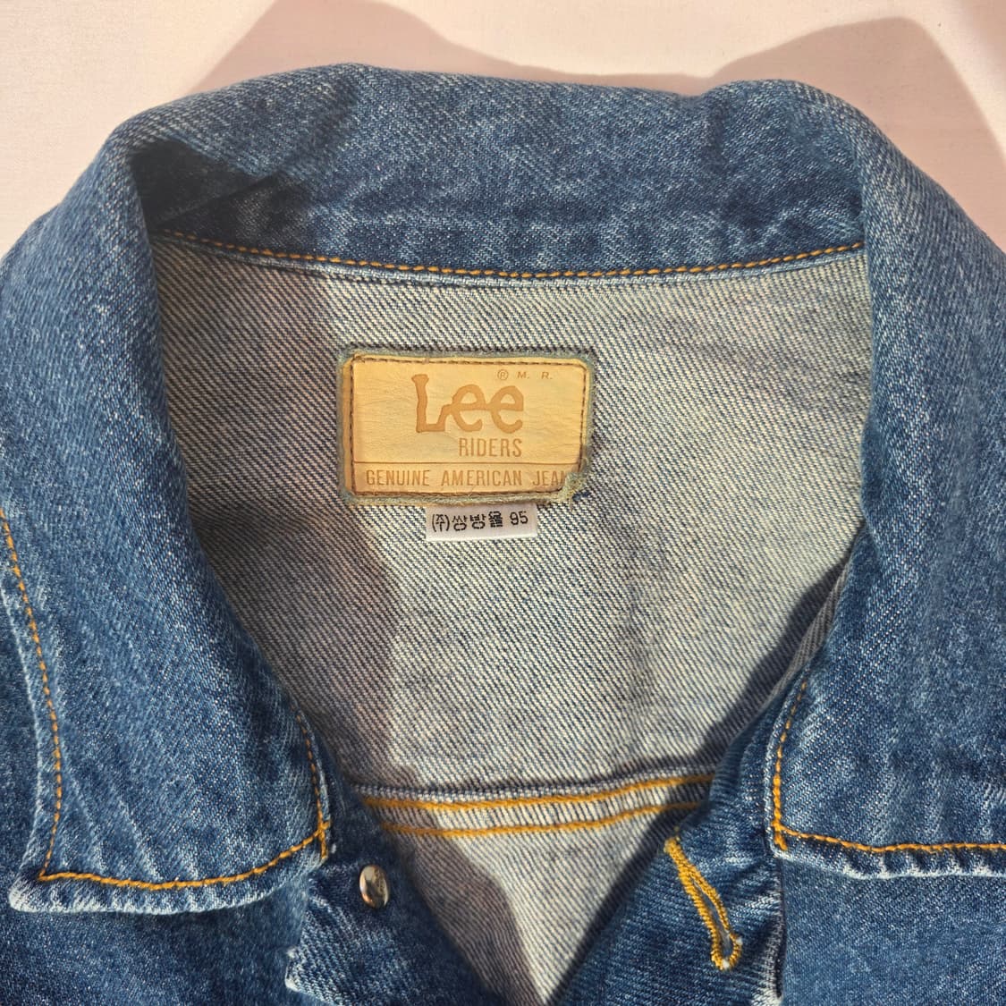 [95]90s 쌍방울 Lee 데님 트러커 자켓 상품이미지2
