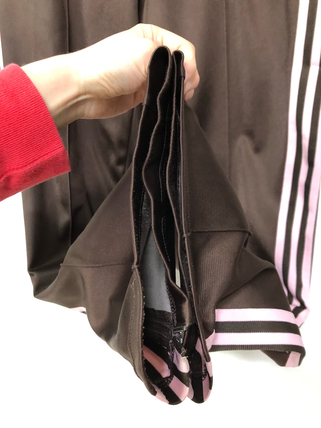 아디다스 여성 슈퍼걸 y2k 기모 트랙팬츠 _ 핑크브라운 상품이미지8