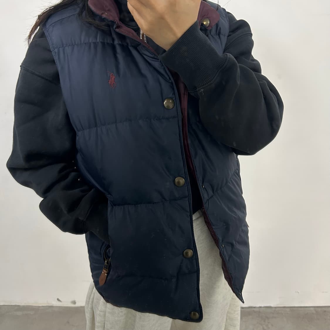 폴로 리버시블 패딩 조끼[1665] 상품이미지2