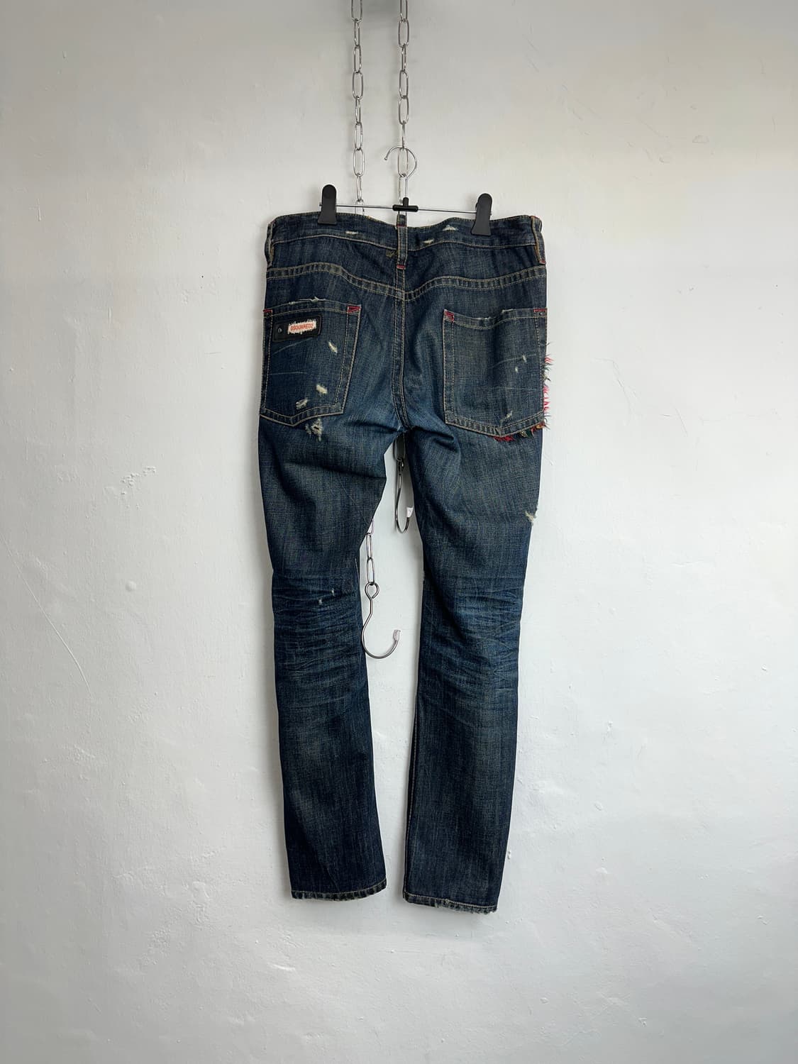 DSQUARED2 Flannel-Lined Distressed Slim  상품이미지7