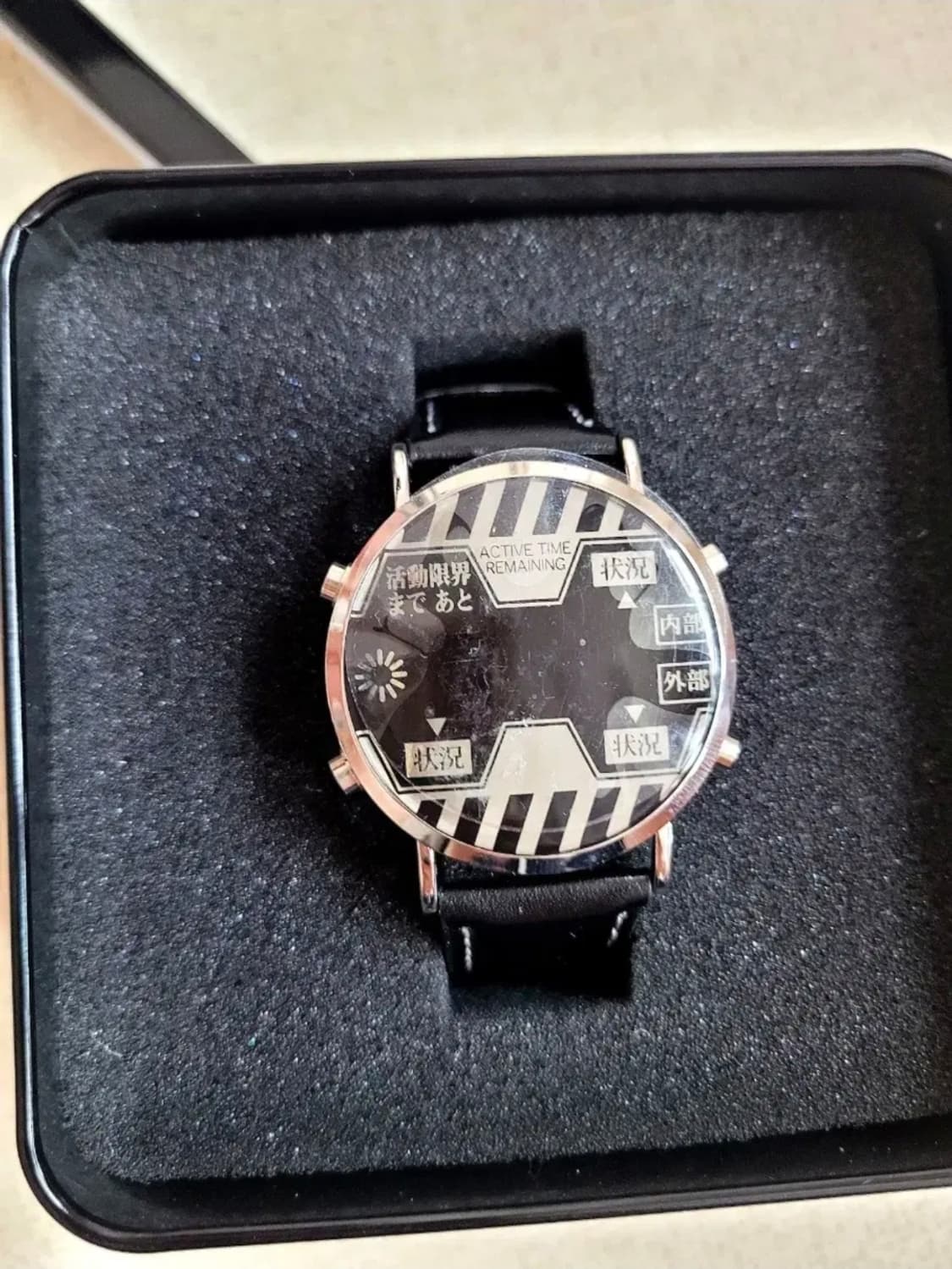 레어 한정판) 세제품 에반게리온 신극장판 네르프 LED 디지털 시계 상품이미지2