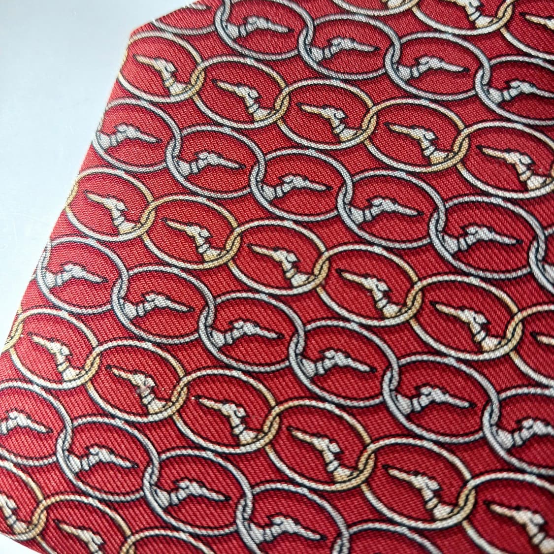 트루사르디 시그니처 로고 패턴 넥타이 9.2cm A+~A등급 E787
 상품이미지10