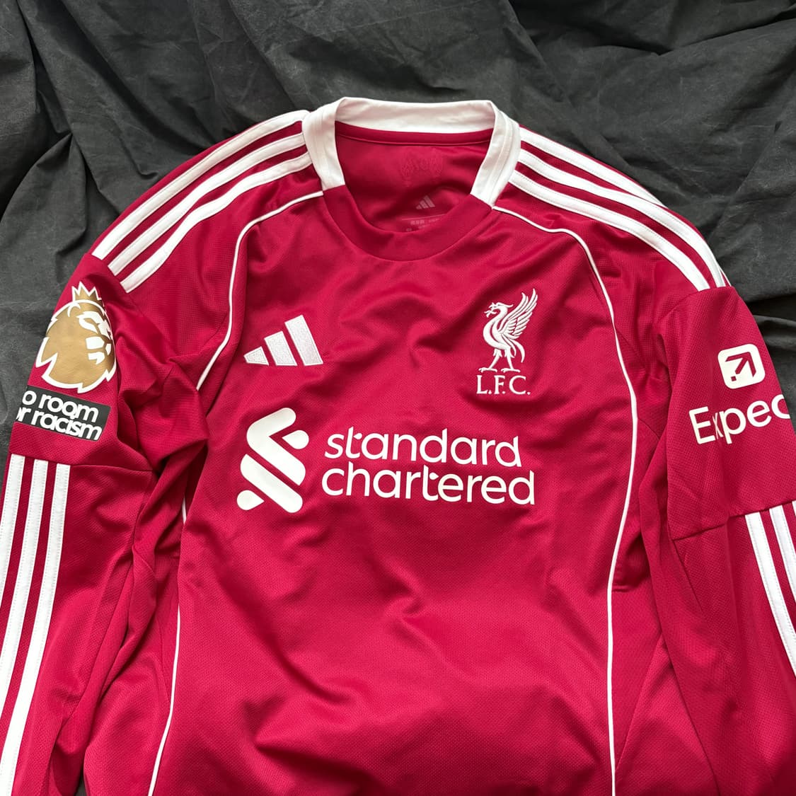 [살라마킹] 리버풀 아디다스 긴팔 유니폼 롱슬리브 홈 25/26 L사이즈 상품이미지1