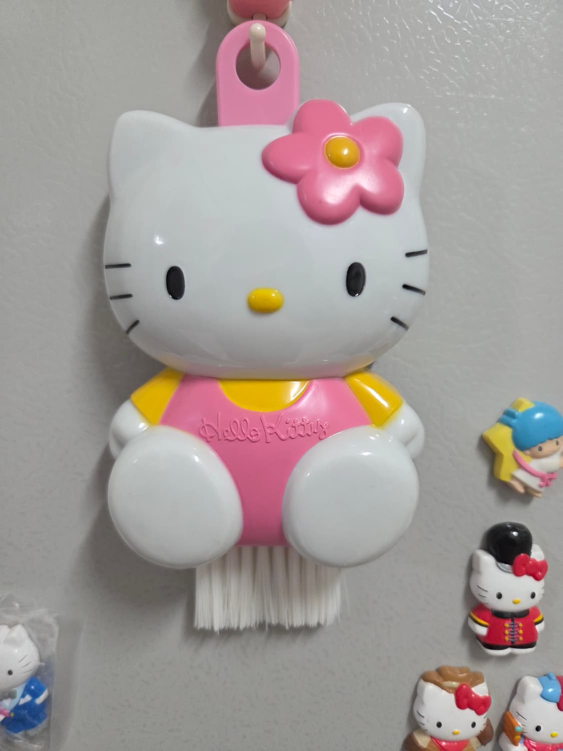 산리오 고전키티 카오하나키티 빗자루 쓰레받이 상품이미지4