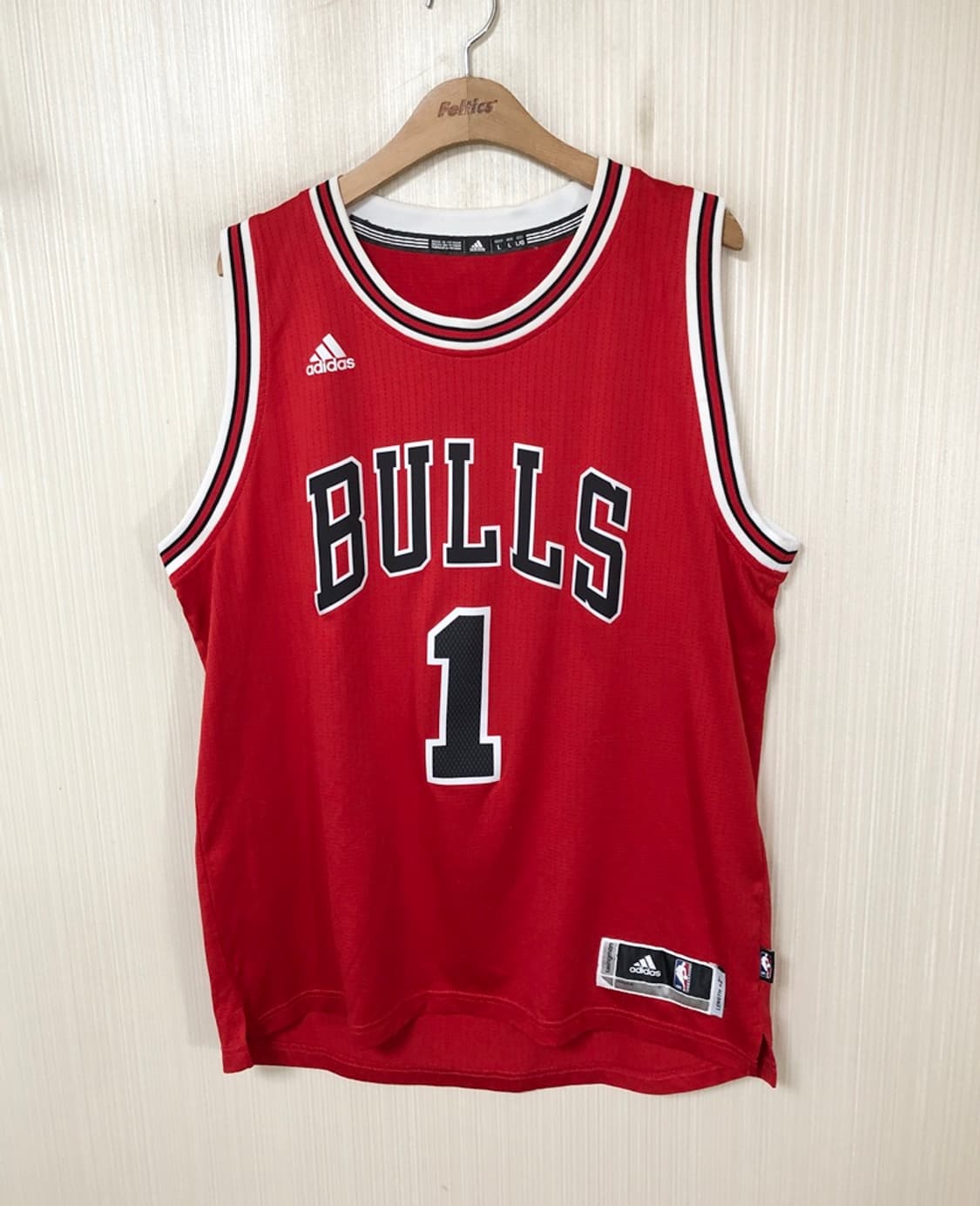 NBA 아디다스 시카고불스 스윙맨유니폼 L #1 데릭로즈 상품이미지1