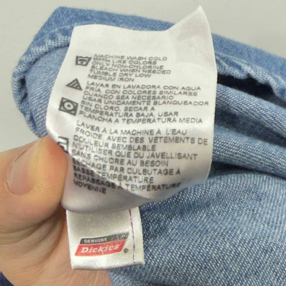 디키즈 데님 긴팔 셔츠 상품이미지7