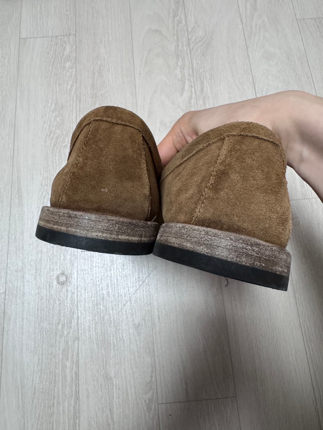 그라더스 로퍼 01 스웨이드 브라운 265 사이즈  상품이미지3