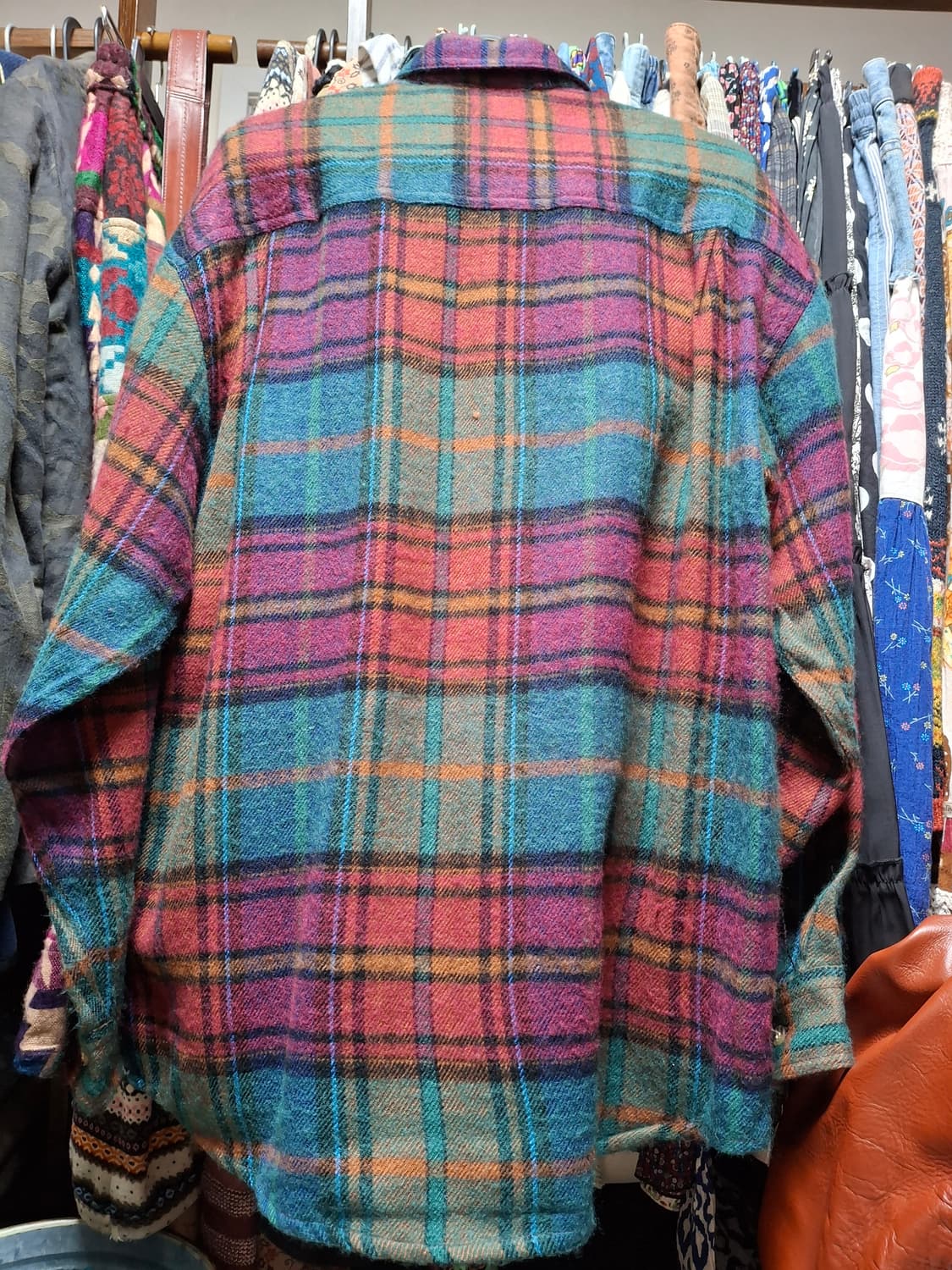 (마지막특가) 빈티지 멀티컬러 체크 셔츠 F 상품이미지5