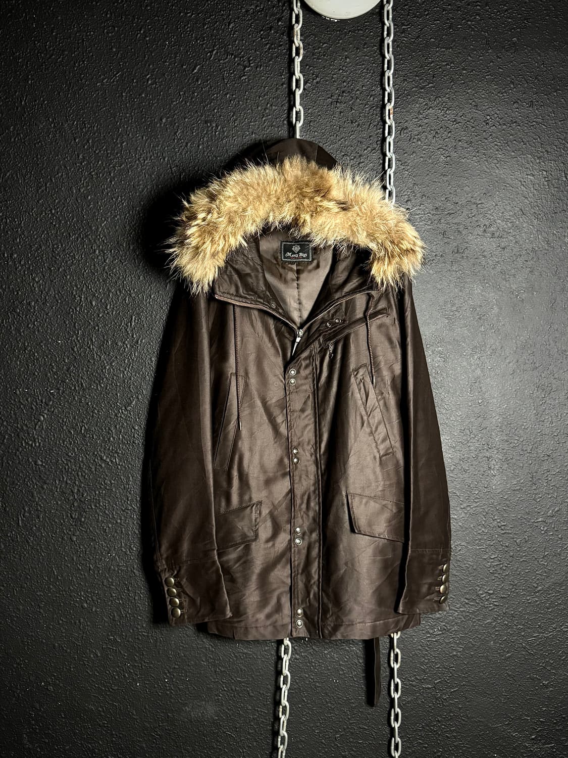 MEN’S BIGI – Fur Hooded Coat  상품이미지5