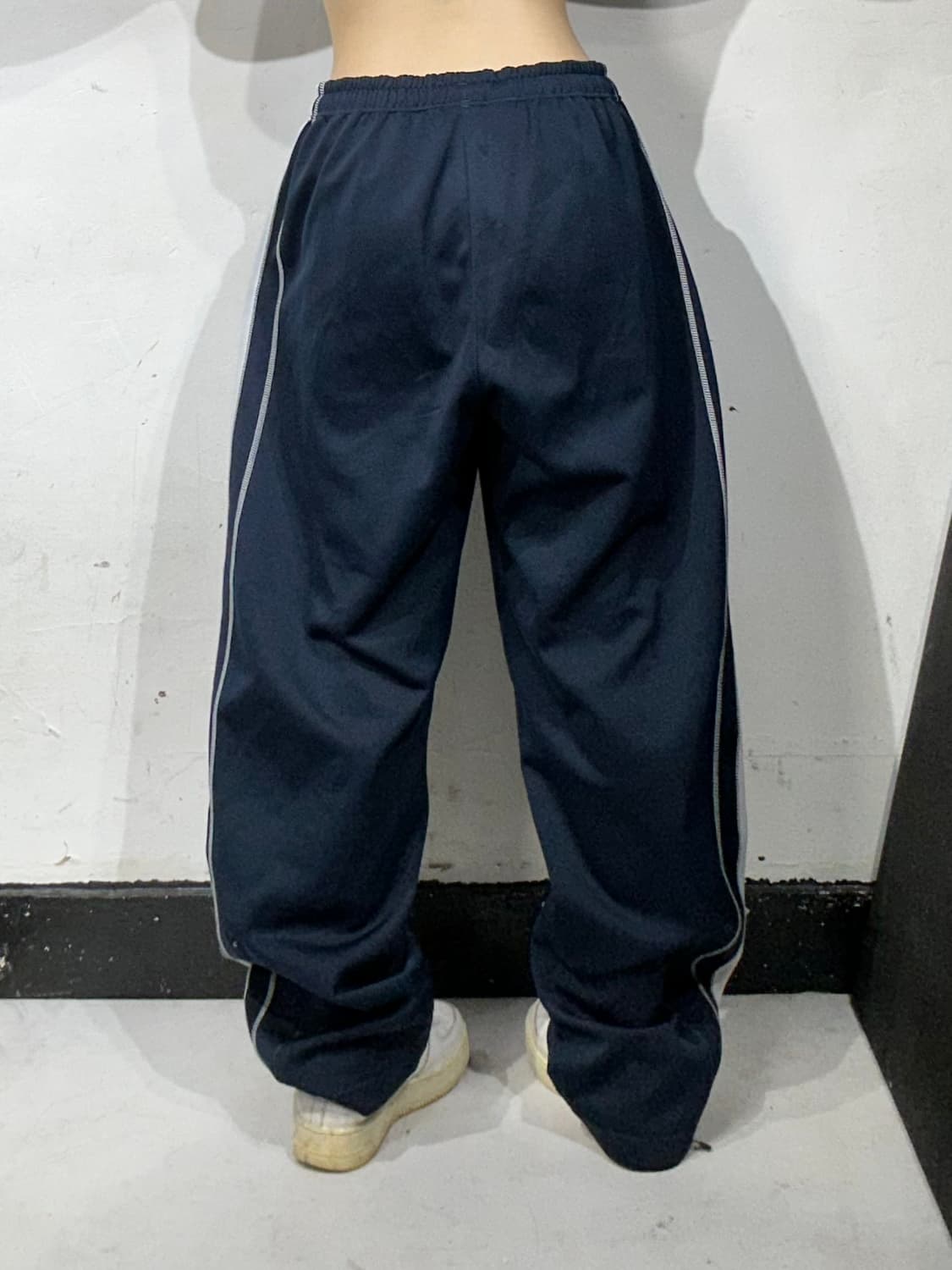 나이키 네이비 사이드 라인 와이드 추리닝 팬츠 트레이닝 바지 XXL 상품이미지3