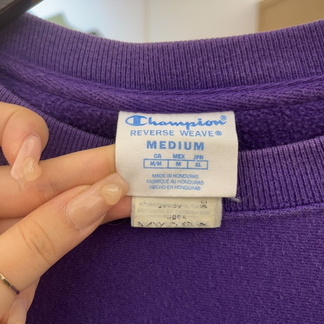 챔피온 리버스위브 자수로고 약기모 스웻셔츠 맨투맨 100 C06385 상품이미지5