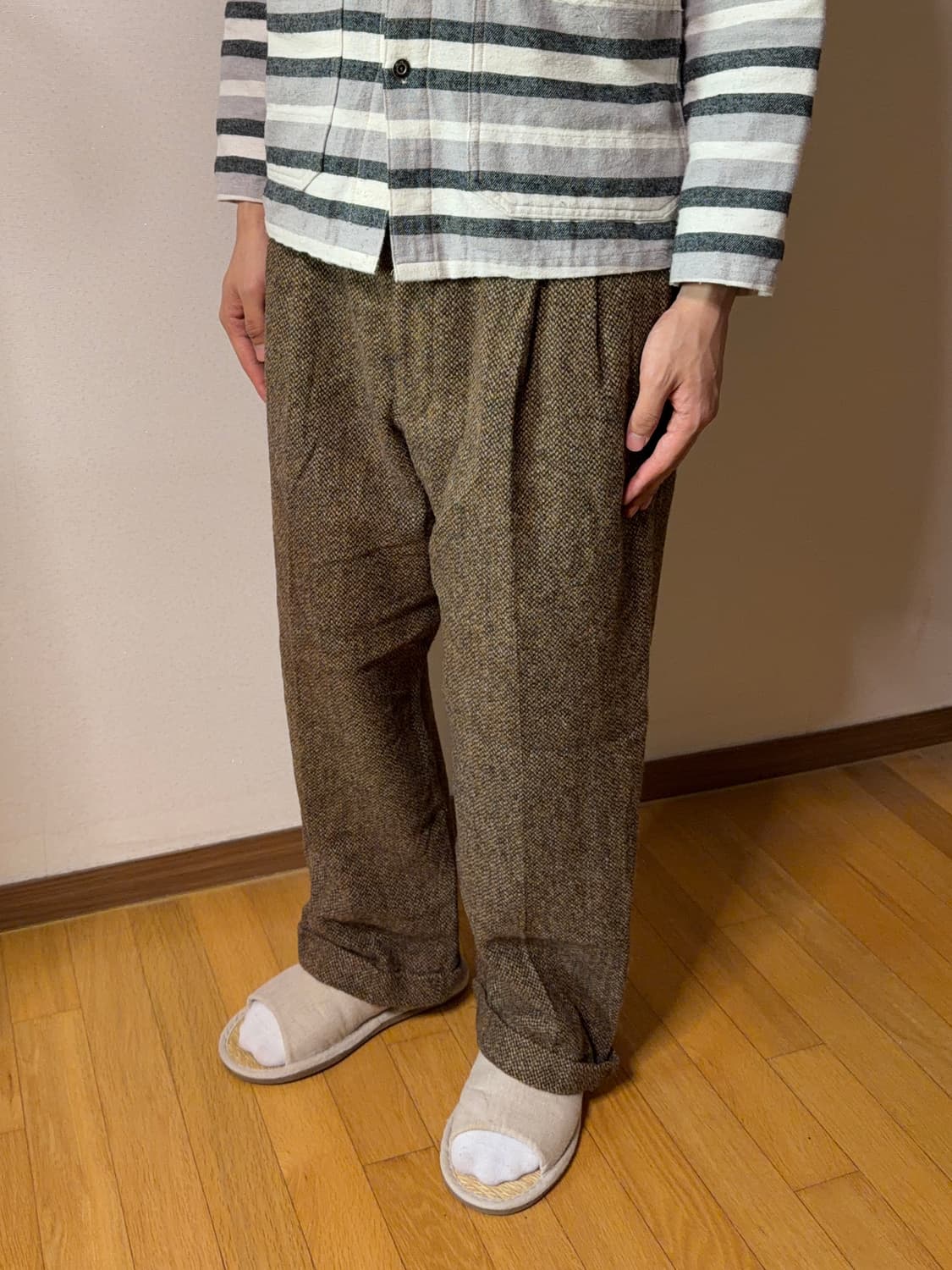 PAPAS 파파스 울 트위드 트라우저 상품이미지4