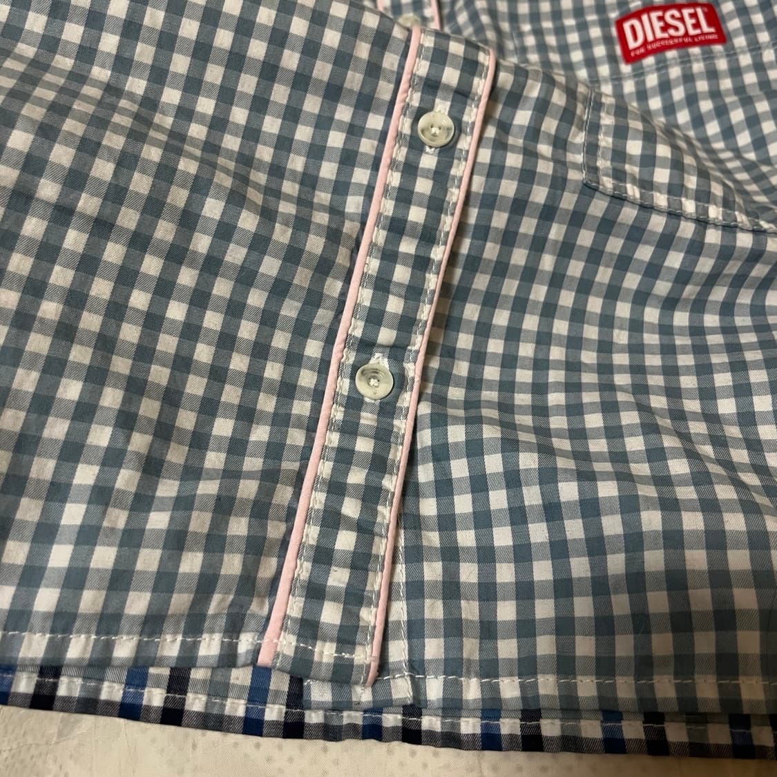 Diesel vintage checkered shirt 상품이미지5