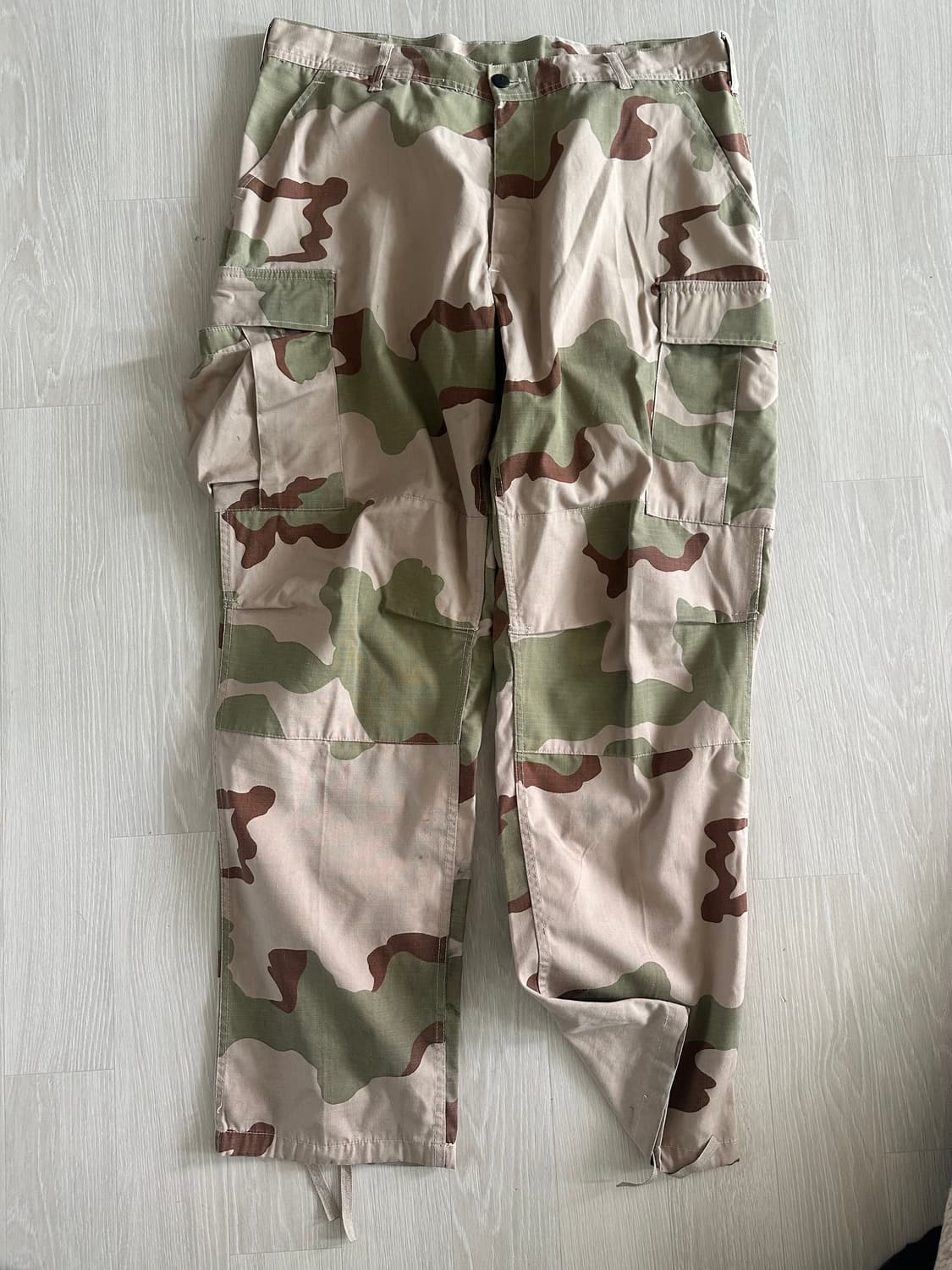 3컬러 데저트 카모 카고팬츠 / 사막삼색 BDU 바지 L/R 상품이미지3
