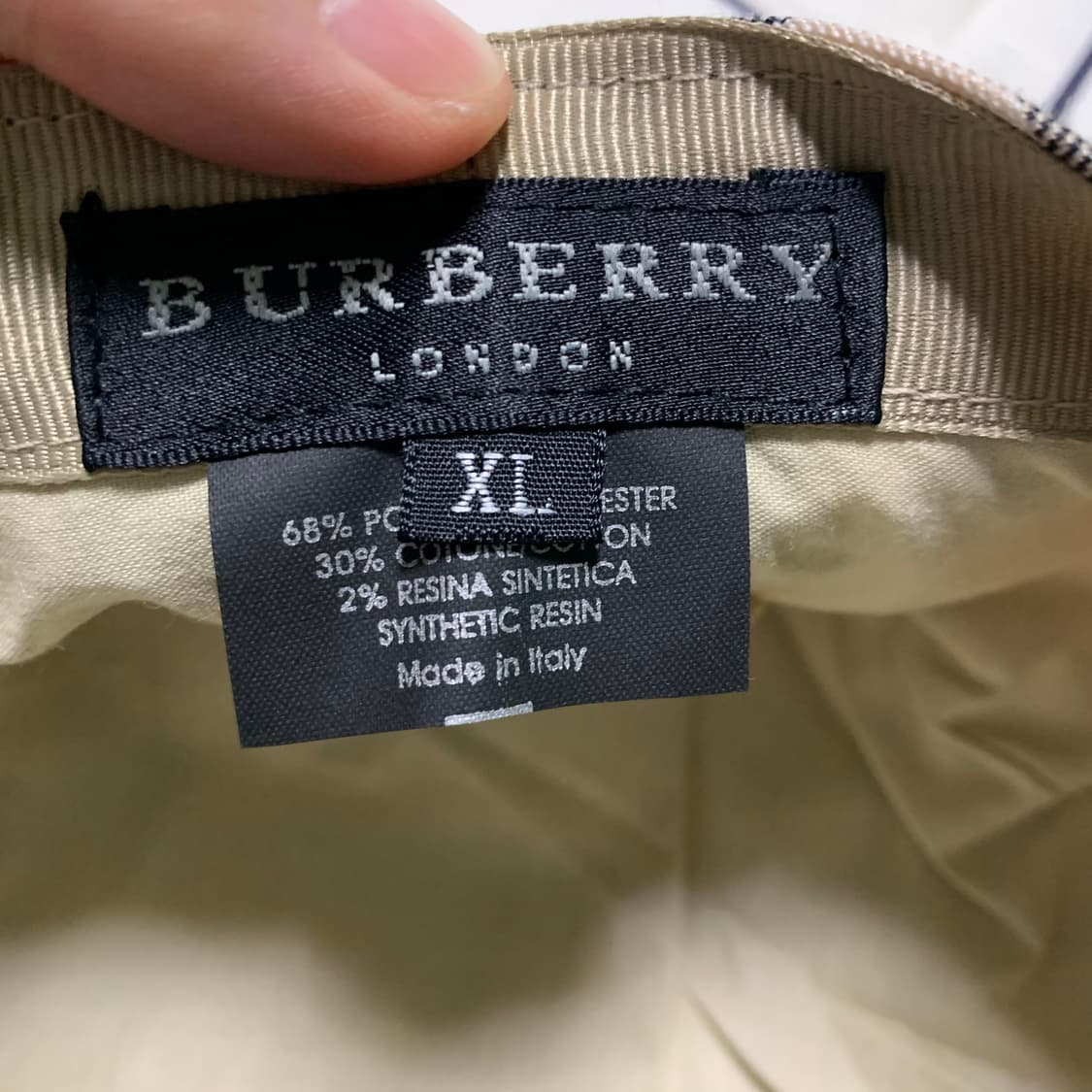 버버리 노바체크 헌팅캡(정품) 상품이미지6