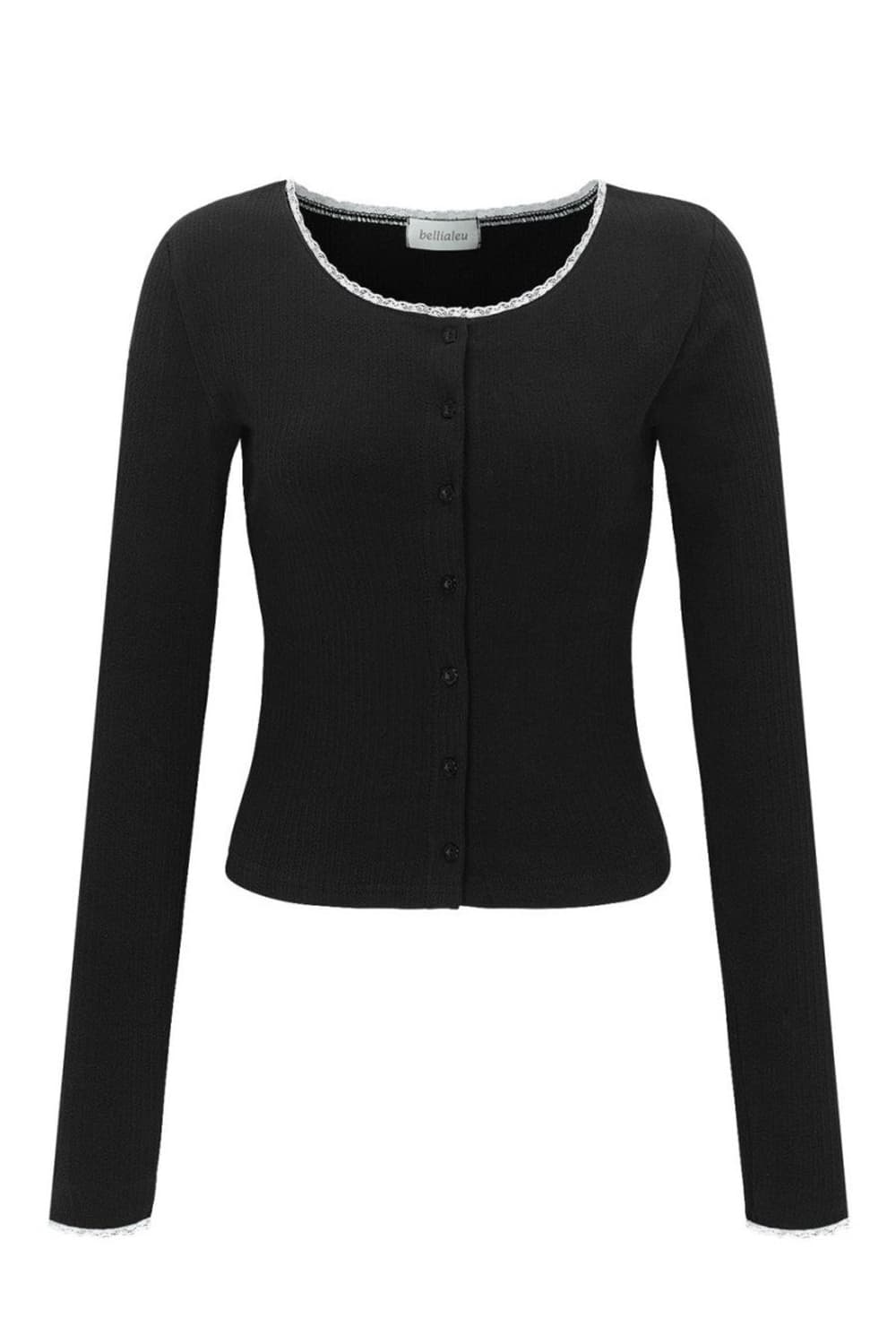 벨리아르 블룸 가디건 새상품(화이트&검정) 상품이미지2