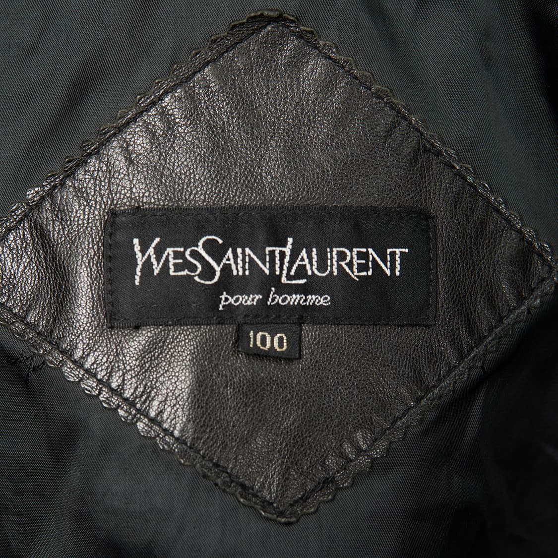 [105] 90s YSL 입생로랑 뿌르옴므 양가죽 봄버 자켓  상품이미지8