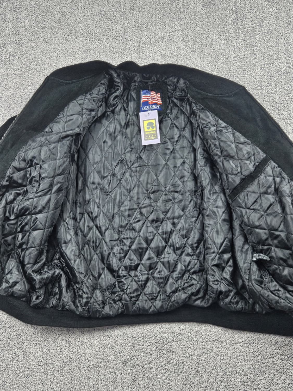 USA 레더 스웨이드 US ARMY 바시티 자켓 (3XL) / 10480 상품이미지10