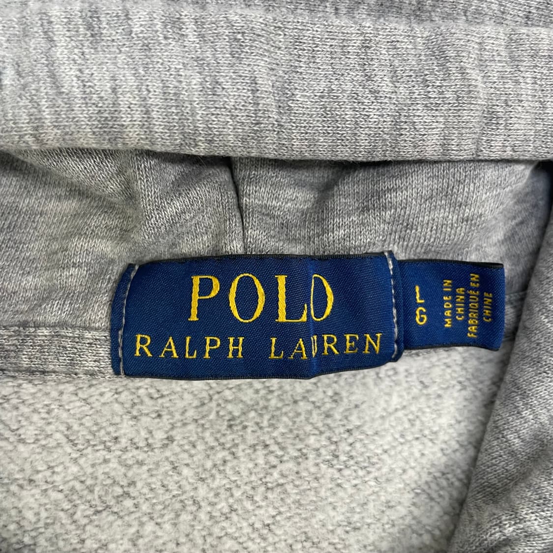 폴로 랄프로렌 베어 자수 후드집업 그레이 상품이미지4