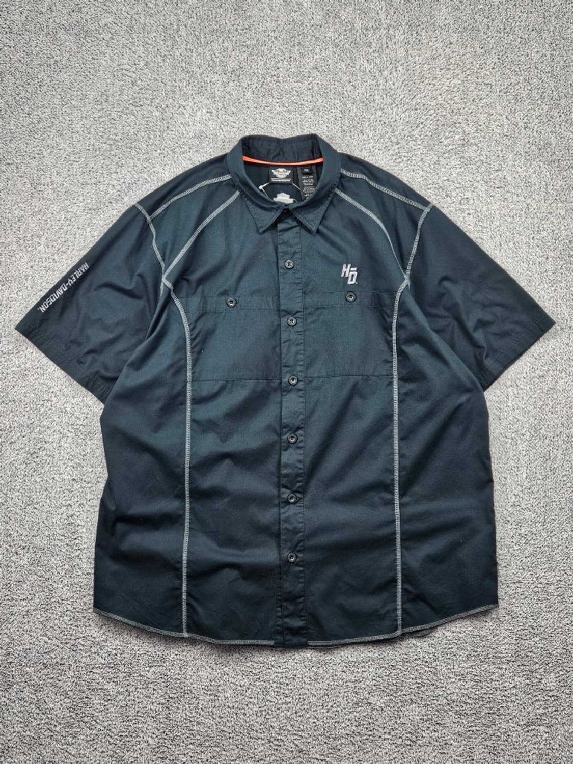 할리데이비슨 바이커 하프 반팔 셔츠 ( 2XL ) / 11861 상품이미지1