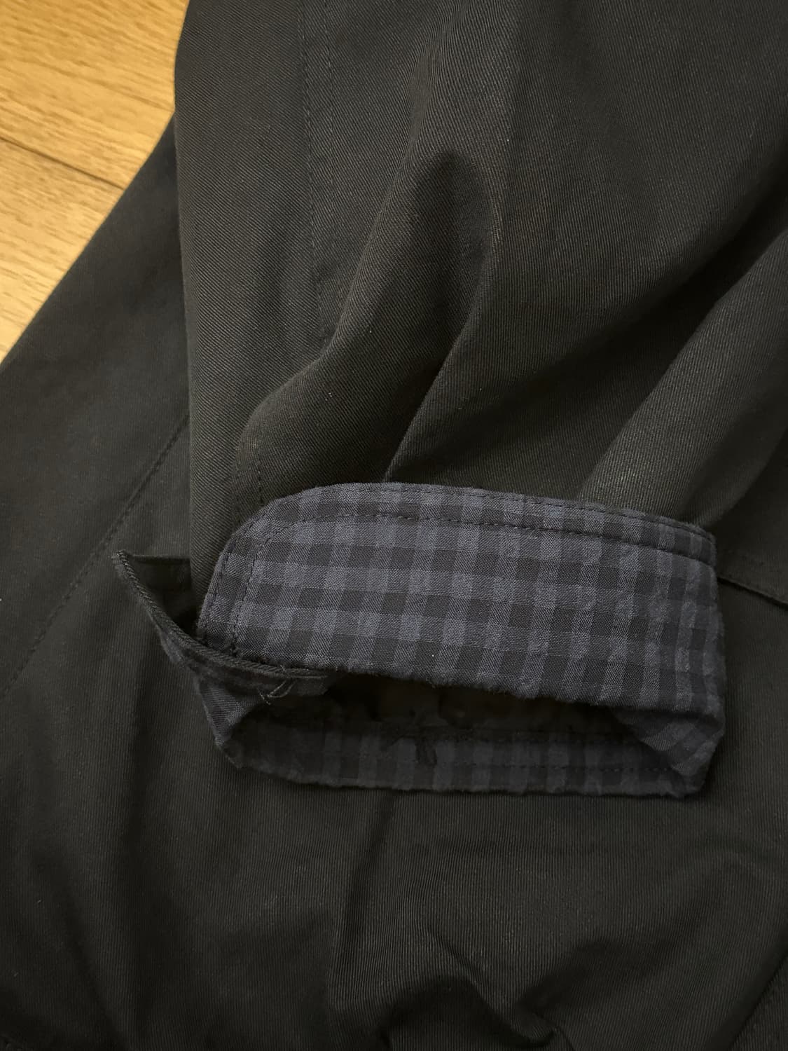 에잇세컨즈 체크배색 아우터 S 상품이미지4