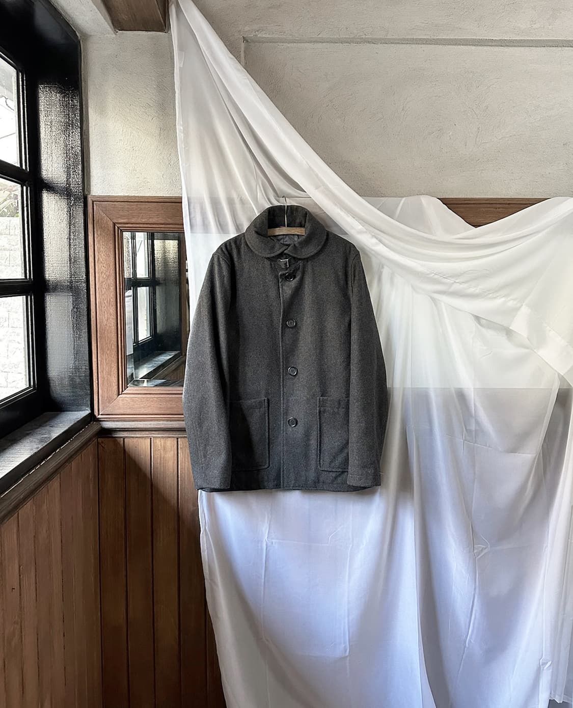 TOMMY HILFIGER high neck quilted coat 상품이미지4