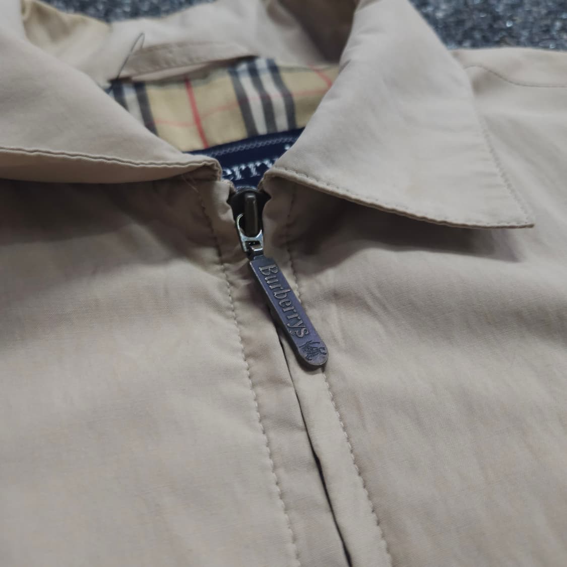 버버리 베이지 노바체크 아카이브 스윙톱 자켓 (L) 상품이미지4